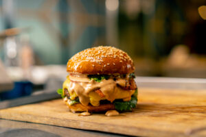 Hamburgesa con queso